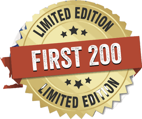 Limited edition: first 200 buckets.