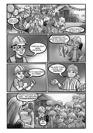 Page 16: High fives, and what each buddy learned about themselves.